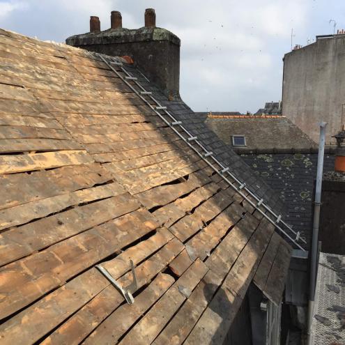 Réfection couverture mansardée