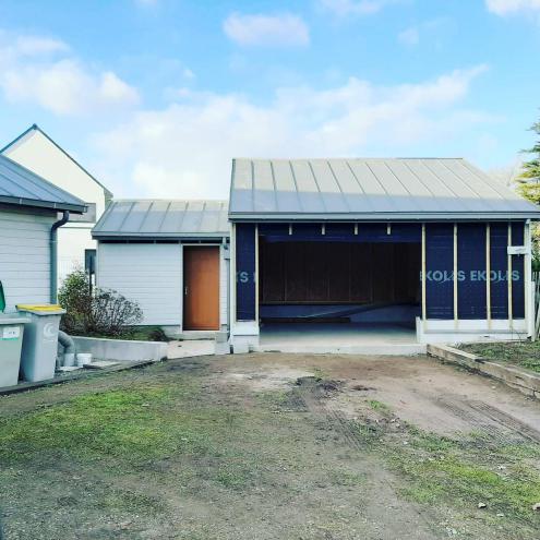 Pose d'une couverture à Pont-l'Abbé