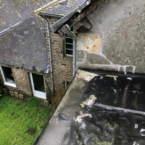 Restauration d'une toiture à Loctudy