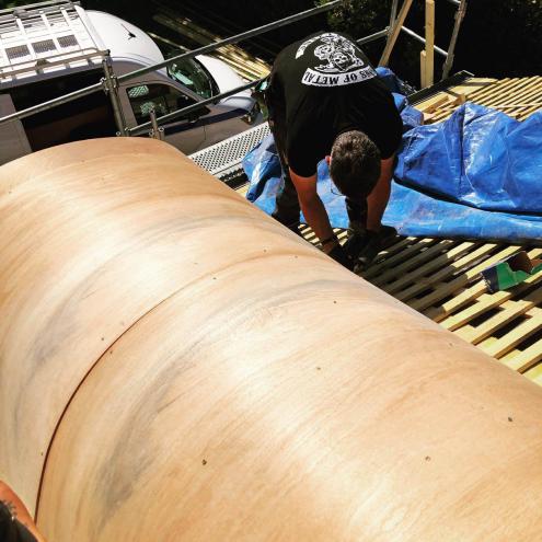 Réalisation d'une toiture à Bénodet