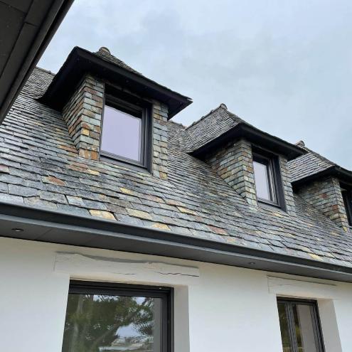 Rénovation d'une toiture à Concarneau