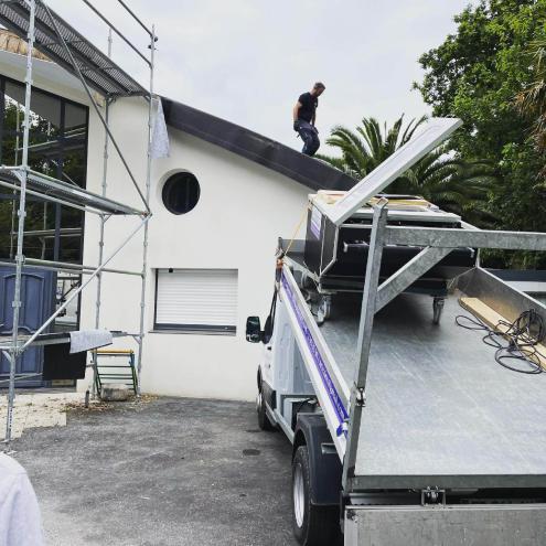 Rénovation toiture en zinc à Bénodet