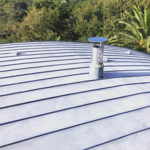 Rénovation toiture en zinc à Bénodet