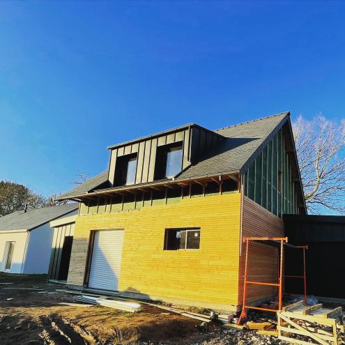 Réalisation toiture et bardage à Fouesnant (Mousterlin)