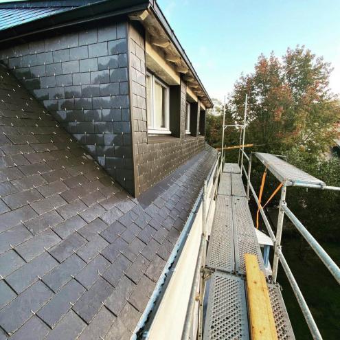 Rénovation d'une toiture à Bénodet
