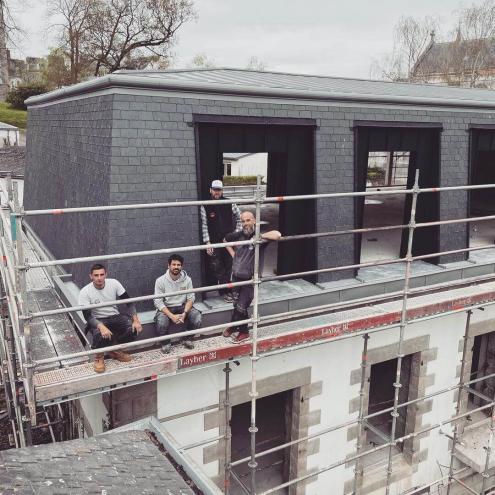 Rénovation d'une toiture à Quimper