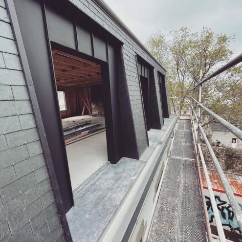 Rénovation d'une toiture à Quimper
